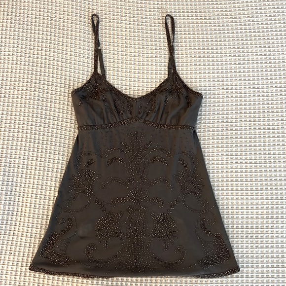 Vintage Ezra Fitch (Abercrombie & Fitch) Embellished Tank! Rare! - Picture 1 of 4